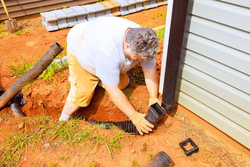 Downspout Drainage Installation
